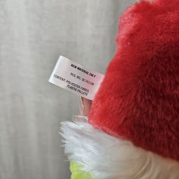 Aurora World Dr. Seuss The Grinch Plush 15900 16 inch Santa Christmas - Picture 7 of 9
